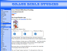 Tablet Screenshot of gracebiblestudies.org